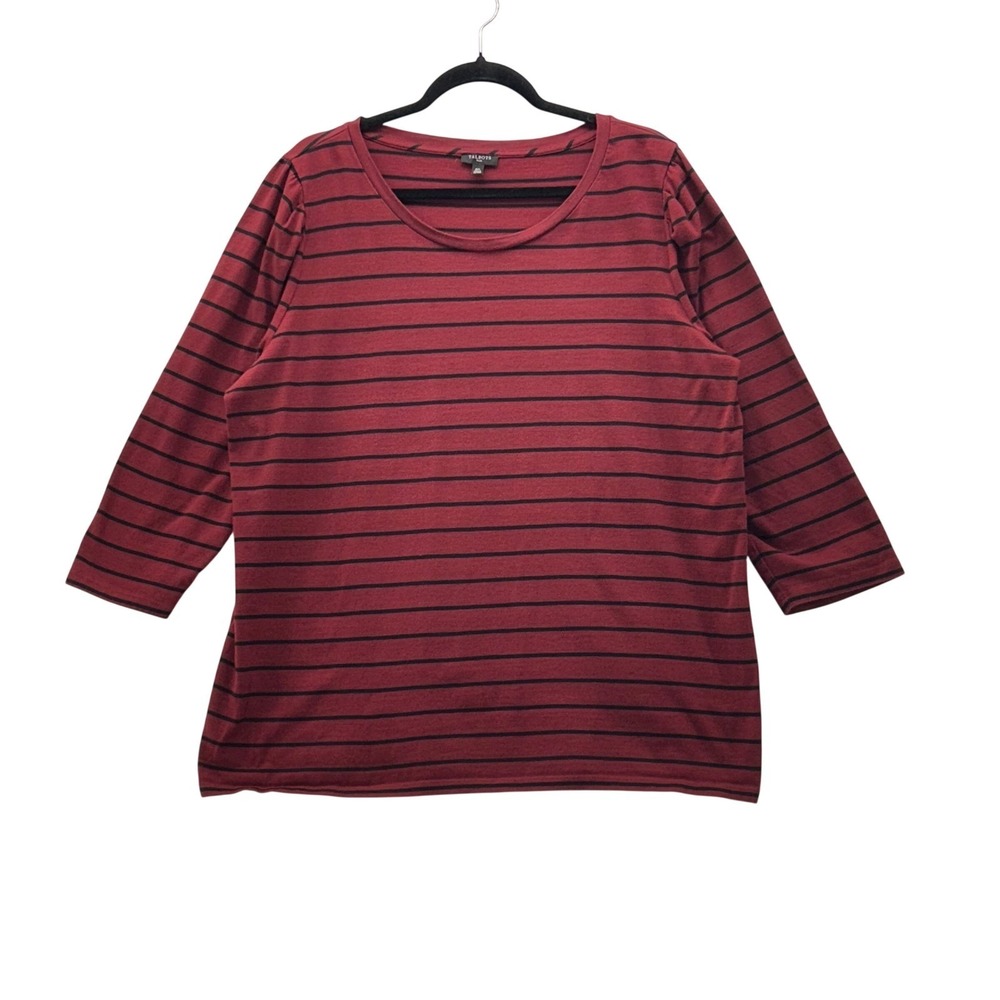 Talbots Top Maroon 2X